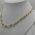 Collana oro 18k girocollo maglia 2 colori 44 cm 9,00 gr | Gioiellitosti.it