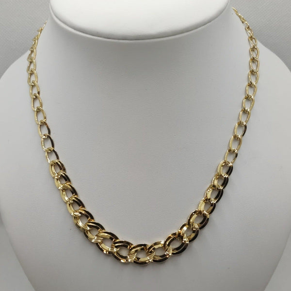 Collana oro 18k Girocollo maglia ovale 46 cm 9,20 gr | Gioiellitosti.it