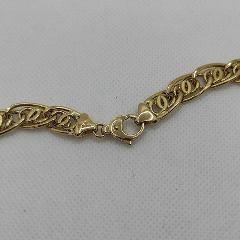 Collana oro 18k girocollo maglia piatta 45 cm 22,0 gr | Gioiellitosti.it
