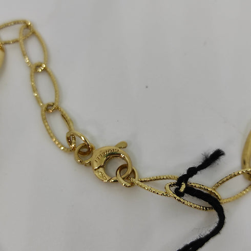 Collana oro 18k girocollo maglia piatta 45 cm 8,10 gr | Gioiellitosti.it