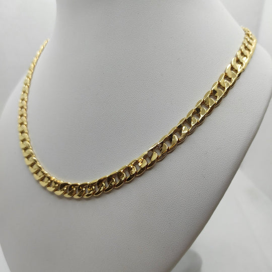 Collana oro 18k girocollo maglia piatta 50 cm 33 gr | Gioiellitosti.it — Vista dettaglio prodotto originale