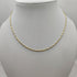 Collana oro 18k girocollo maglia tubolare 45 cm 7.90 gr | Gioiellitosti.it