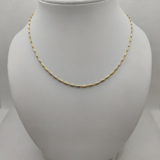Collana oro 18k girocollo maglia tubolare 45 cm 7.90 gr | Gioiellitosti.it — Vista dettaglio prodotto originale