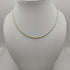 Collana oro 18k girocollo maglia tubolare 45 cm 7.90 gr | Gioiellitosti.it