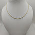 Collana oro 18k girocollo maglia tubolare 45 cm 7.90 gr | Gioiellitosti.it