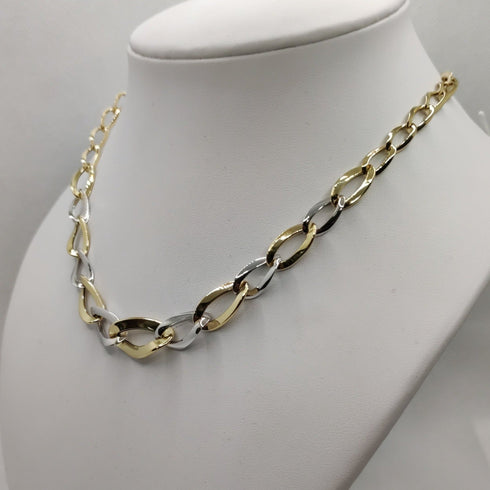 Collana oro 18k maglia larga 44 cm 9,30 gr | Gioiellitosti.it
