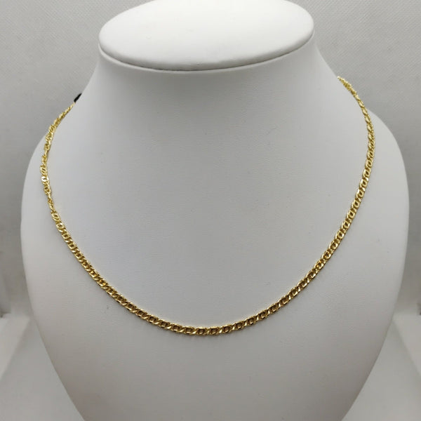 Collana oro 18K maglia piatta 50 cm 7.50 gr | Gioiellitosti.it