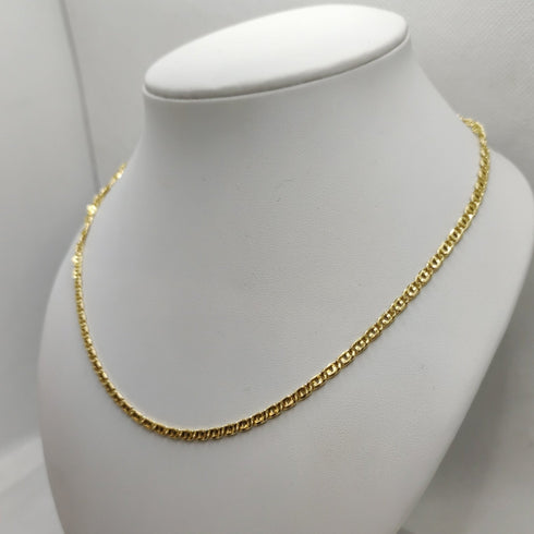 Collana oro 18K maglia piatta 50 cm 7.50 gr | Gioiellitosti.it