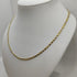 Collana oro 18K maglia piatta bicolore 50 cm 7.30 gr | Gioielli Tosti