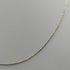 Collana oro 18k maglia tubolare tre colori 45cm 2,90 gr | Gioiellitosti.it