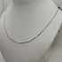 Collana oro 18k uomo bicolore lucido 50 cm 4.70 gr | Gioiellitosti.it