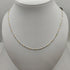 Collana oro 18k uomo bicolore lucido 50 cm 4.70 gr | Gioiellitosti.it