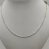 Collana oro 18k uomo bicolore lucido 50 cm 4.70 gr | Gioielli Tosti