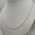 Collana oro 18k uomo bicolore satinato 50 cm 4.60 gr | Gioielli Tosti