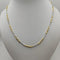 Collana oro 18k uomo maglia bicolore 50 cm 19.20 gr | Gioiellitosti.it