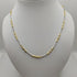 Collana oro 18k uomo maglia bicolore 50 cm 19.20 gr | Gioiellitosti.it