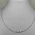 Collana oro bianco 18 kt donna Girocollo 45 cm 1,3 gr | Gioiellitosti.it