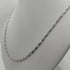 Collana oro bianco 18k catena intrecciata 60 cm 5,70 gr | Gioielli Tosti