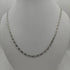 Collana oro bianco 18k catena intrecciata 60 cm 5,70 gr | Gioielli Tosti