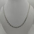 Collana oro bianco 18k catena intrecciata 60 cm 5,70 gr | Gioiellitosti.it