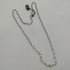 Collana oro bianco 18k catena intrecciata 60 cm 5,70 gr | Gioielli Tosti