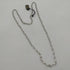 Collana oro bianco 18k catena intrecciata 60 cm 5,70 gr | Gioiellitosti.it