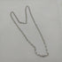 Collana oro bianco 18k catena intrecciata 60 cm 5,70 gr | Gioielli Tosti