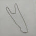 Collana oro bianco 18k catena intrecciata 60 cm 5,70 gr | Gioiellitosti.it