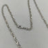 Collana oro bianco 18k catena intrecciata 60 cm 5,70 gr | Gioielli Tosti
