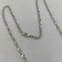 Collana oro bianco 18k catena intrecciata 60 cm 5,70 gr | Gioiellitosti.it
