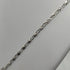Collana oro bianco 18k catena maglia piatta 60 cm 5,8 gr | Gioiellitosti.it