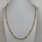 Collana oro giallo 18 kt Donna Catena maglia intrecciata 50 cm 9,6 gr | Gioiellitosti.it