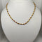Collana oro giallo 18 kt donna girocollo con pietre rubini 43 cm | Gioiellitosti.it