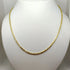 Collana oro giallo 18 kt Unisex Catena intrecciata 50 cm 15 gr | Gioiellitosti.it