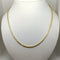 Collana oro giallo 18 kt Unisex Catena intrecciata 50 cm 15 gr | Gioiellitosti.it