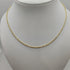 Collana oro giallo 18k donna Torchon 45 cm 2.60 gr | Gioiellitosti.it