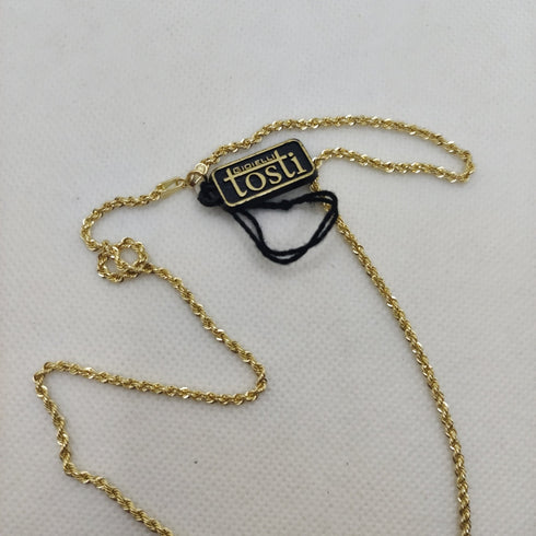 Collana oro giallo 18k donna Torchon 45 cm 2.60 gr | Gioiellitosti.it