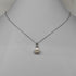 Collana punto luce oro bianco 18k Perla Naturale Diamanti | Gioiellitosti.it