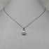 Collana punto luce oro bianco 18k Perla Naturale Diamanti | Gioiellitosti.it