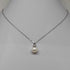 Collana punto luce oro bianco 18k Perla Naturale Diamanti | Gioiellitosti.it