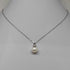 Collana punto luce oro bianco 18k Perla Naturale Diamanti | Gioiellitosti.it