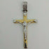 Ciondolo Croce oro 18k Pendente unisex Cristo gr 2,40 | Gioiellitosti.it