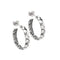 Orecchini argento 925 cerchio "Pepite" SUALI' BM2050 | Gioiellitosti.it