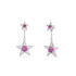Orecchini donna Mabina Starlet 563558 stella rosa | Gioiellitosti.it