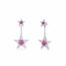 Orecchini donna Mabina Starlet 563558 stella rosa | Gioiellitosti.it
