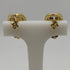 Orecchini oro 18 kt 2 colori Bottone a grappolo 4,10 gr | Gioiellitosti.it