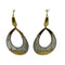 Orecchini oro 18 kt Donna 2 colori pendenti 3,60 gr | Gioiellitosti.it