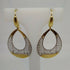 Orecchini oro 18 kt Donna 2 colori pendenti 3,60 gr | Gioiellitosti.it