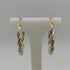 Orecchini oro 18 kt donna cerchio torchon 3,50 gr | Gioiellitosti.it