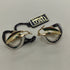 Orecchini oro 18 kt Donna doppio cerchio 2 colori 4,20 gr | Gioiellitosti.it